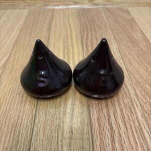 Adorable Hershey Kisses Salt & Pepper Shakers 2.75"‎ tall Excellent Vintage